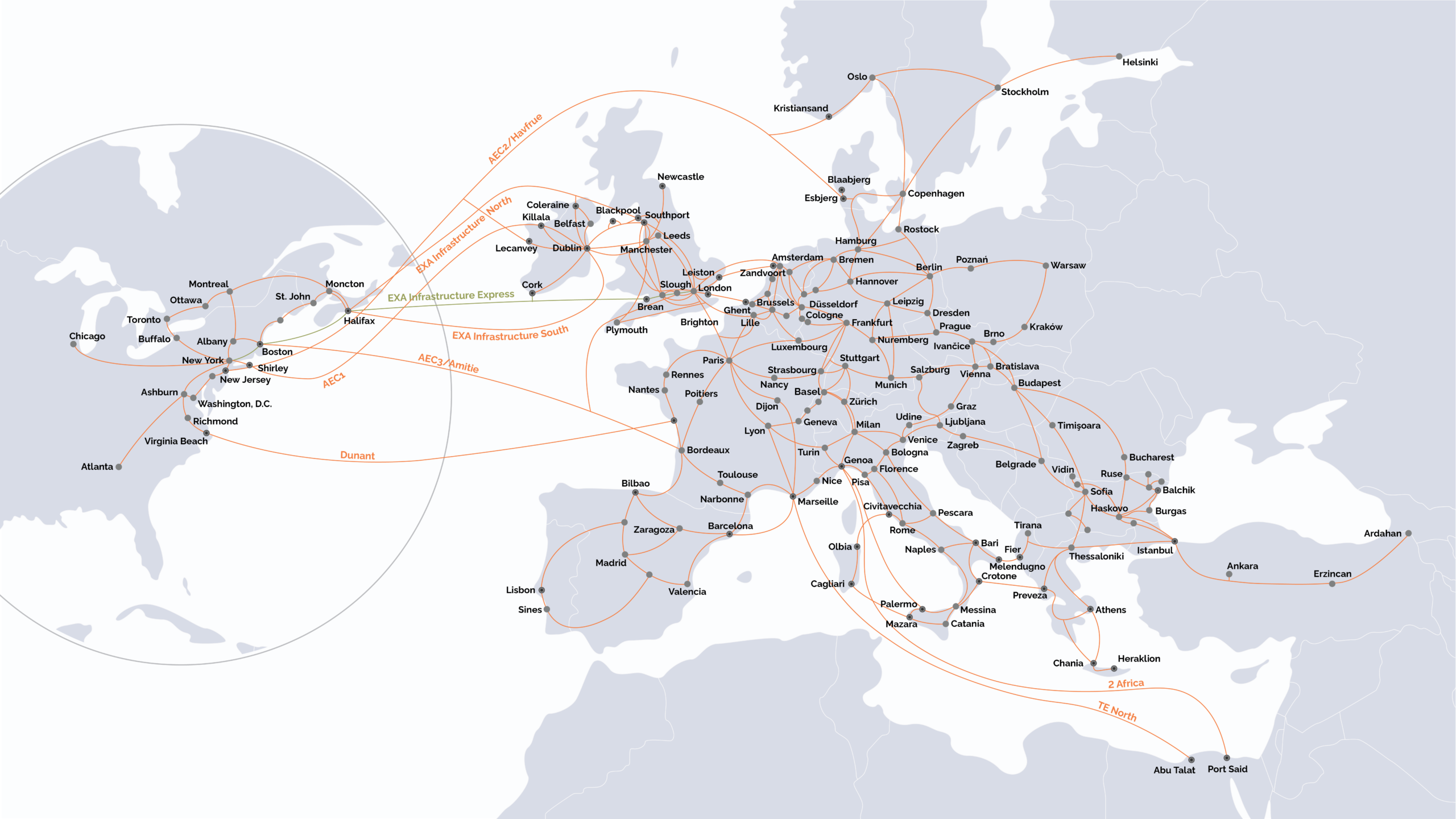 EXA adds Barcelona–Bilbao fibre route